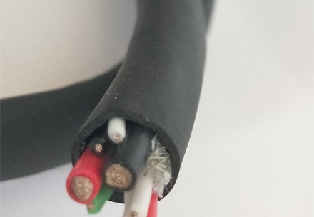 Kabel silikonowy bezhalogenowy